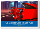 US Classic Cars im Jet-Age (Wandkalender 2024 DIN A4 quer), CALVENDO Monatskalender