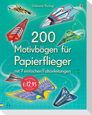 200 Motivbögen für Papierflieger