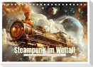 Steampunk im Weltall (Tischkalender 2025 DIN A5 quer), CALVENDO Monatskalender