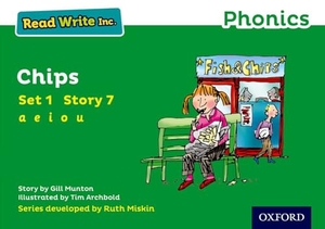 Munton, Gill. Read Write Inc. Phonics: 7 Chips (Green Set 1 Storybook). Oxford University Press, 2016.