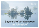 Bayerische Voralpenseen im Jahreslauf (Wandkalender 2024 DIN A2 quer), CALVENDO Monatskalender