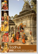 Sadhus - Die heiligen Männer von Nepal (Wandkalender 2023 DIN A2 hoch)