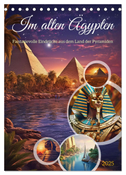 Im alten Ägypten (Tischkalender 2025 DIN A5 hoch), CALVENDO Monatskalender