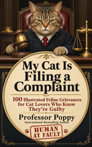 Poppy. My Cat Is Filing a Complaint - Fully Illustrated Feline Grievances for Cat Lovers Who Know They're Guilty. Independently published, 2026.
