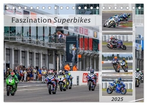 Wilczek & Michael Schweinle, Dieter. Faszination Superbikes (Tischkalender 2025 DIN A5 quer), CALVENDO Monatskalender - Seriennahe Sportmotorräder am Nürburgring. Calvendo, 2024.
