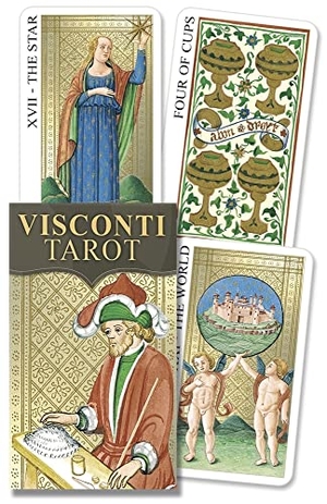 Lo Scarabeo. Visconti Tarot Mini. Llewellyn Worldwide, Ltd., 2022.