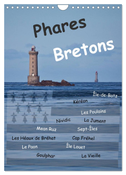 Phares Bretons (Wandkalender 2025 DIN A4 hoch), CALVENDO Monatskalender