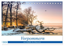 Vorpommern - von Altefähr bis Zinnowitz (Tischkalender 2024 DIN A5 quer), CALVENDO Monatskalender