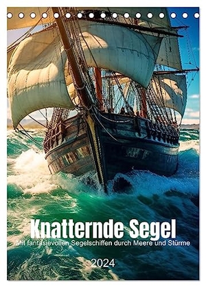 Waurick, Kerstin. Knatternde Segel (Tischkalender 2024 DIN A5 hoch), CALVENDO Monatskalender - Elegante historische Schiffe auf wilden Wellen. Calvendo Verlag, 2023.