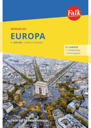 Falk Reiseatlas Europa 1:800.000 - Straßenatlas und Autoatlas. Mairdumont, 2024.