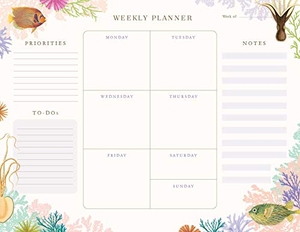 Insights. Art of Nature: Under the Sea Weekly Planner Notepad - (Undated Weekly Planner, Cute Stationery Gift, Gift for Girls). Insights, 2021.