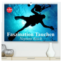 Faszination Tauchen. Neptuns Reich (hochwertiger Premium Wandkalender 2024 DIN A2 quer), Kunstdruck in Hochglanz