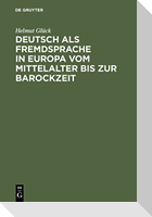 Deutsch als Fremdsprache in Europa