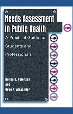 Alexander, Greg R. / Donna J. Petersen. Needs Assessment in Public Health - A Practical Guide for Students and Professionals. Springer US, 2001.