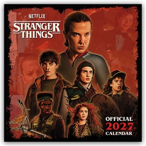 Danilo Promotion Ltd. Stranger Things - Season 5 - Netflix - Offizieller Kalender 2027 - Original Danilo-Kalender [Mehrsprachig] [Kalender]. Browntrout Verlags GmbH, 2026.