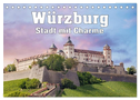 Würzburg - Stadt mit Charme (Tischkalender 2024 DIN A5 quer), CALVENDO Monatskalender