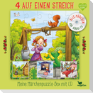 4 auf einen Streich - Meine Märchenpuzzle-Box mit CD