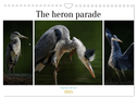 The heron parade (Wall Calendar 2025 DIN A4 landscape), CALVENDO 12 Month Wall Calendar