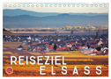 Reiseziel Elsass (Tischkalender 2025 DIN A5 quer), CALVENDO Monatskalender
