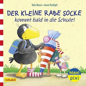 Moost, Nele. Maxi Pixi 497: VE 5: Der kleine Rabe Socke kommt bald in die Schule! (5 Exemplare). Carlsen Verlag GmbH, 2026.