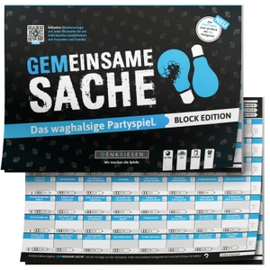 Denkriesen (Hrsg.). PARTYFIEBER - GEMEINSAME SACHE Block Edition "Das waghalsige Partyspiel" - Das waghalsige Partyspiel als Block. D&R DENKRIESEN GmbH, 2021.
