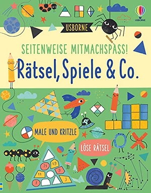 Maclaine, James / Cook, Lan et al. Seitenweise Mitmachspaß! Rätsel, Spiele & Co.. Usborne Verlag, 2021.