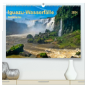 Iguazu Wasserfälle - Südamerika (hochwertiger Premium Wandkalender 2024 DIN A2 quer), Kunstdruck in Hochglanz