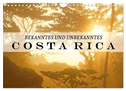Bekanntes und Unbekanntes Costa Rica (Wandkalender 2025 DIN A4 quer), CALVENDO Monatskalender