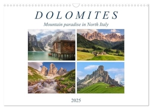 Kruse, Joana. Dolomites, mountain paradise in North Italy (Wall Calendar 2025 DIN A3 landscape), CALVENDO 12 Month Wall Calendar - Romantic mountain lakes and jagged peaks - the Dolomites are the most picture perfect part of the Alps.. Calvendo, 2024.