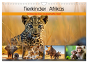 Tierkinder Afrikas - Entdecke ihre zauberhafte Welt (Wandkalender 2025 DIN A4 quer), CALVENDO Monatskalender