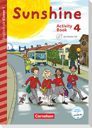 Sunshine - Early Start Edition 4. Schuljahr - Neubearbeitung und Nordrhein-Westfalen - Activity Book mit Audio-CD, Minibildkarten und Faltbox