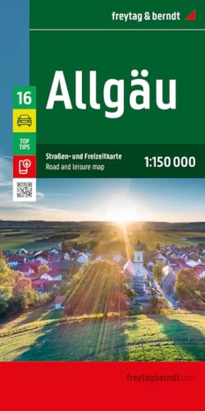 Freytag & Berndt (Hrsg.). freytag & berndt Straßenkarte Allgäu 1:150.000 - Straßen- und Freizeitkarte, mit Infos, Top Tips. KOMPASS Freytag & Berndt, 2024.