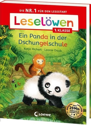 Richert, Katja. Leselöwen 1. Klasse - Ein Panda in der Dschungelschule - Auf ins Leseabenteuer! - Die Nr. 1 für den Lesestart jetzt als praktische Broschurausgabe für unterwegs - Erstlesebuch für Kinder ab 6 Jahren. Loewe Verlag GmbH, 2026.
