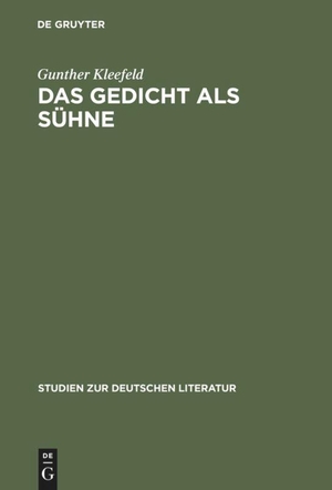 Kleefeld, Gunther. Das Gedicht als Sühne - Georg Trakls Dichtung und Krankheit - Eine psychoanalytische Studie. De Gruyter, 1985.