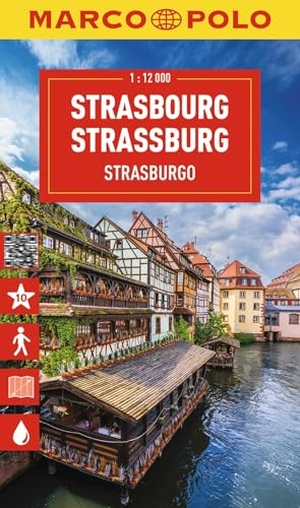 Marco Polo Verlag. MARCO POLO Cityplan Straßburg 1:12.000. Mairdumont, 2024.