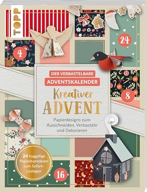 Lindgrün, Louise. Der verbastelbare Adventskalender: Kreativer Advent. Papierdesigns zum Ausschneiden, Verbasteln und Dekorieren. - 24 hyggelige Papierbasteleien zum Sofort-Loslegen.. frechverlag GmbH, 2026.