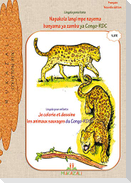 Je colorie et dessine les animaux sauvages du Congo rdc en lingala