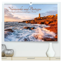 Normandie und Bretagne: Zwischen Leuchttürmen und felsigen Küsten (hochwertiger Premium Wandkalender 2024 DIN A2 quer), Kunstdruck in Hochglanz
