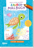 Ausmalbilder für Kita-Kinder: Mein erstes großes Zauber-Malbuch: Unter Wasser