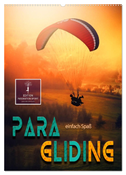 Paragliding - einfach Spaß (Wandkalender 2024 DIN A2 hoch), CALVENDO Monatskalender
