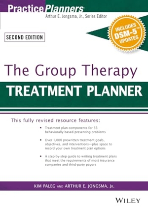 Berghuis, David J / Kim Paleg. The Group Therapy Treatment Planner, with Dsm-5 Updates. Wiley, 2015.