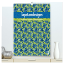 Tapetendesigns ¿ Strukturen, Muster und Bastelvorlagen (hochwertiger Premium Wandkalender 2024 DIN A2 hoch), Kunstdruck in Hochglanz