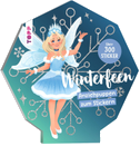 Stickerbuch: Anziehpuppen zum Stickern. Winterfeen