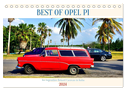 BEST OF OPEL P1 - Der legendäre Rekord Caravan in Kuba (Tischkalender 2024 DIN A5 quer), CALVENDO Monatskalender