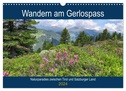 Wandern am Gerlospass - Naturparadies zwischen Tirol und Salzburger Land (Wandkalender 2024 DIN A3 quer), CALVENDO Monatskalender