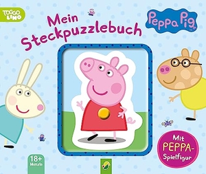 Bensch, Katharina. Peppa Pig Mein Steckpuzzlebuch - Mit Peppa-Spielfigur für Kinder ab 18 Monaten. Schwager und Steinlein, 2021.