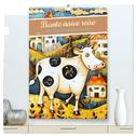 Bunte naive reise (hochwertiger Premium Wandkalender 2025 DIN A2 hoch), Kunstdruck in Hochglanz