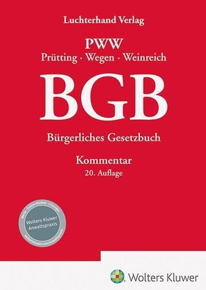 Prütting, Hanns / Gerhard Wegen et al (Hrsg.). BGB - Kommentar - Bürgerliches Gesetzbuch. Hermann Luchterhand Verla, 2025.