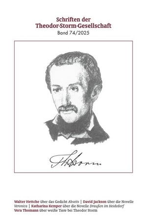Theodor-Storm-Gesellschaft (Hrsg.). Schriften der Theodor-Storm-Gesellschaft 74/2025. Boyens Buchverlag, 2025.