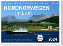 Nordnorwegen im Licht (Tischkalender 2024 DIN A5 quer), CALVENDO Monatskalender